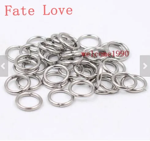 Fate Love 600 шт. нержавеющая сталь 1*5 мм/1*6 мм/1*7 мм/1*8 мм кольцо для прыжков и