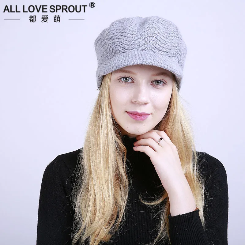 Beanie Зимние трикотажные шапки женские шапочки двойная плетеная теплая шапка для девочек осень Woobies шапочки с помпоном Gorro