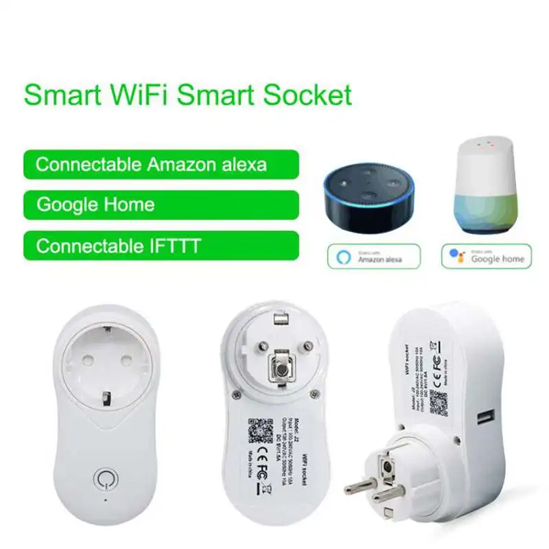 SZYOUMY 10 шт WIFI умная розетка EU US UK вилка 220В 16А пульт дистанционного управления умный