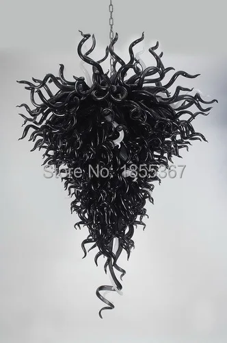 

Free Shipping Latest Design European Arabic Modern Handmade Black Crystal Chandelier