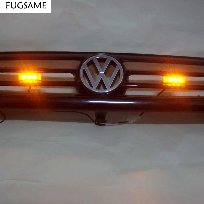 

FUGSAME 51035-2 2x3 led Car Truck Auto Flash Strobe Light 6LED SMD