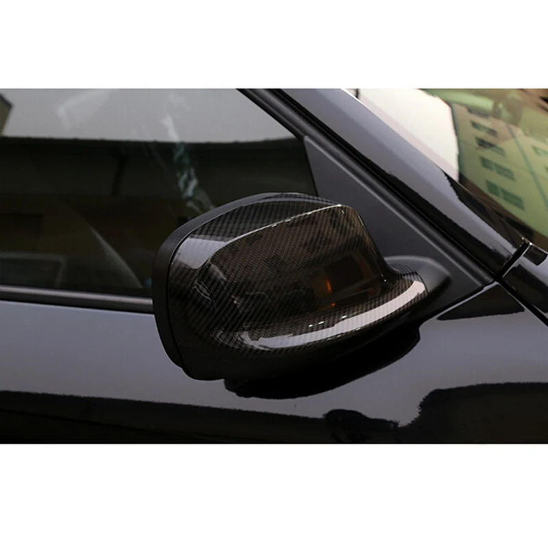 

2pcs Real Carbon Fiber Door Rearview Mirror Cover Trim For BMW X3 F25 2011-2014 & X1 E84 2010-2012
