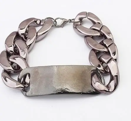 MINI ORDER $10(MIX)new fashion punk thick chain bracelet eye catching gold plated bangles woman jewelry | Украшения и аксессуары