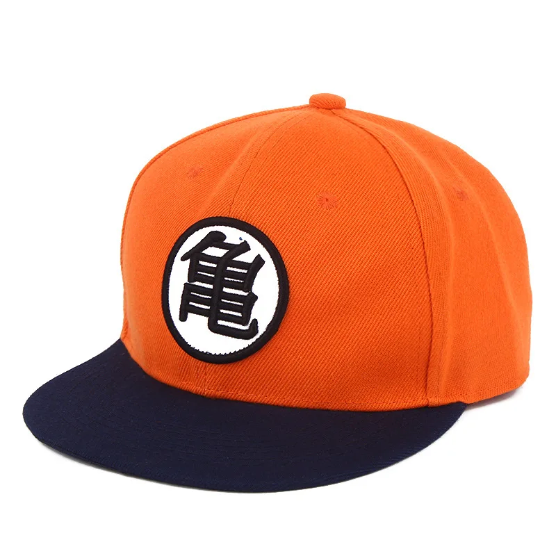 Оранжевые черные парные бейсболки Snapback в стиле аниме хип-хоп мужские и женские