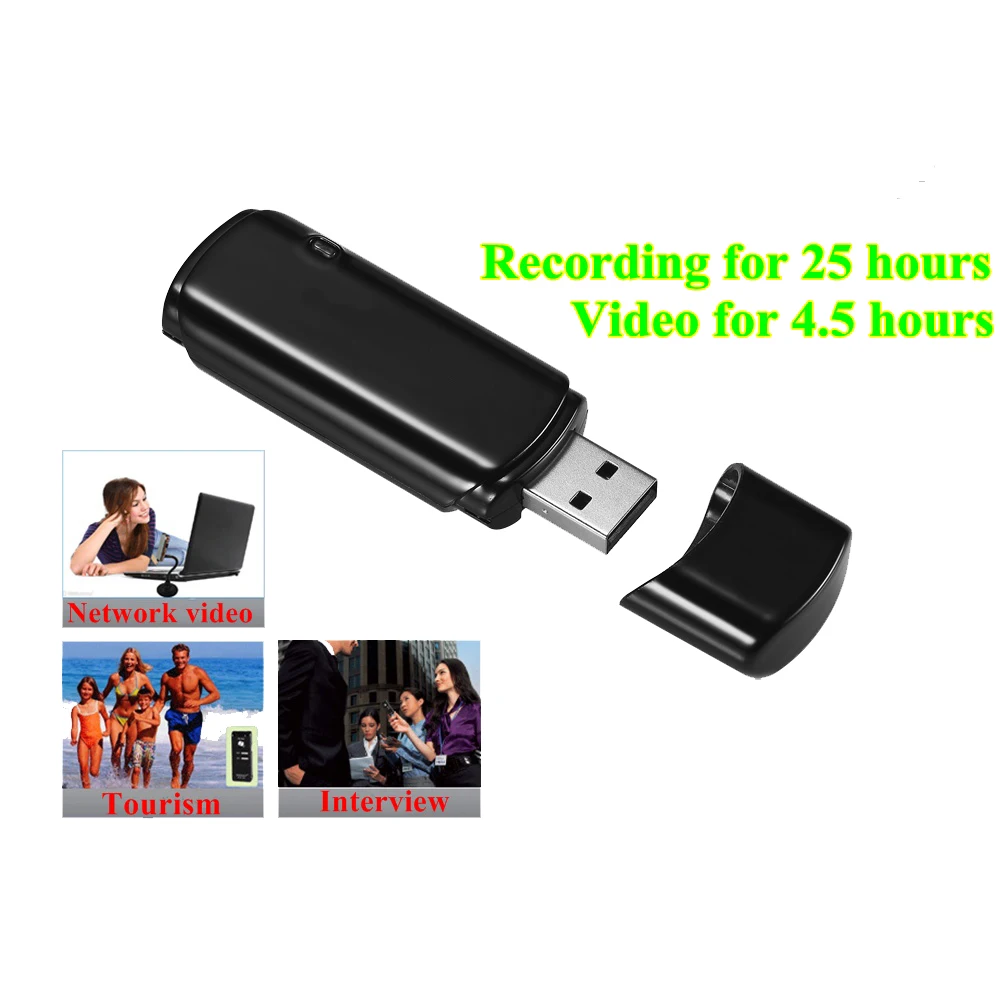 Usb видеорегистратор миниатюры видео Диктофон Видео 4 5 часов голосовой Поддержка