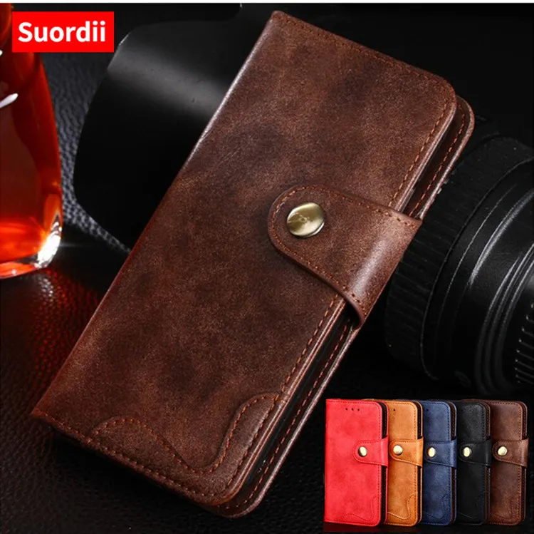 Suordii Cover For Huawei Honor 7X cases Wallet Leather Book 7x Flip Phone Case huawei Honor7x 5.93" | Мобильные телефоны и