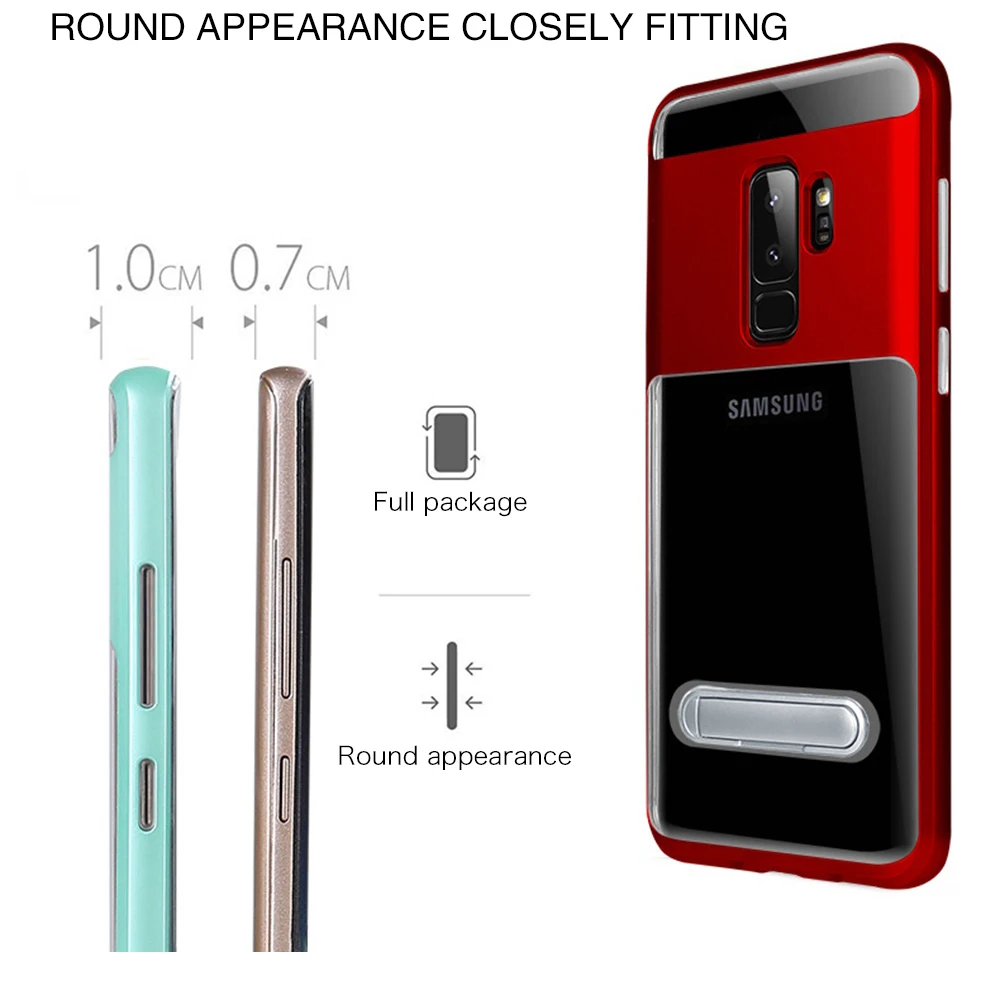 Противоударный держатель чехол для телефона samsung S9 S8 S7 S6 Edge Plus A3 A5 J3 J5 J7 Note 4 5 8