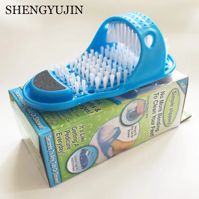 SHENGYUJIN/Новинка 2019 года мужские домашние массажные тапочки Тапочки для ванной Пара