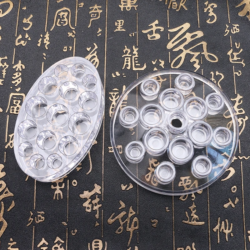 100 шт. акриловый держатель для тату с чернилами 15 держателей набор прозрачный