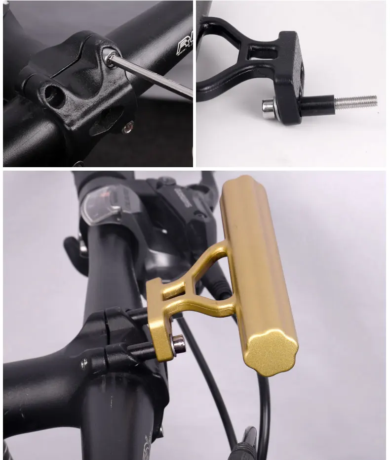 Deemount Cycle Stem удлинитель 15 см сплав кронштейн держатель Поддержка для фар лампа компьютерный звуковой сигнал колокольчик
