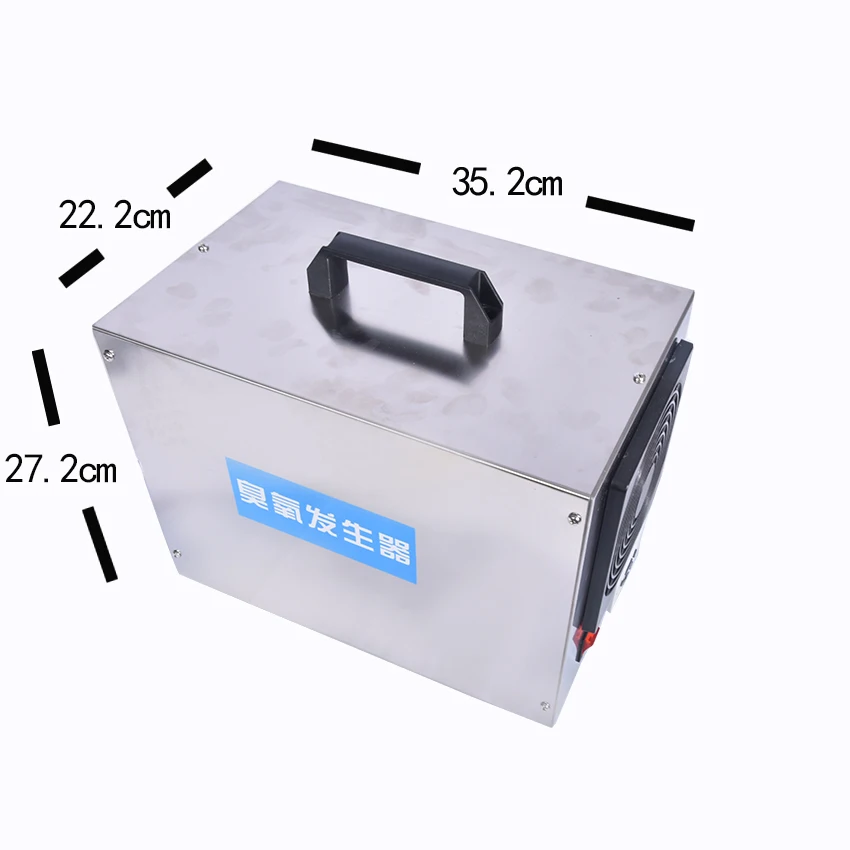 

10g/h Tube type Ozone Generator Ozonizer Oil Meat Fruit Vegetable Sterilizer Fresh Air Purifiers purified water, air