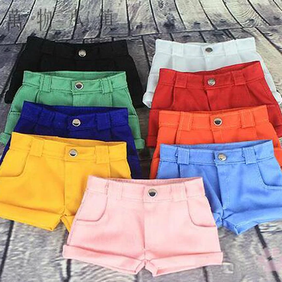 Новые армейские зеленые/белые/черные/красные/желтые/розовые повседневные шорты/штаны унисекс для 1/3 1/4 1/6 uncle SD MSD YOSD DD BJD Одежда для кукол