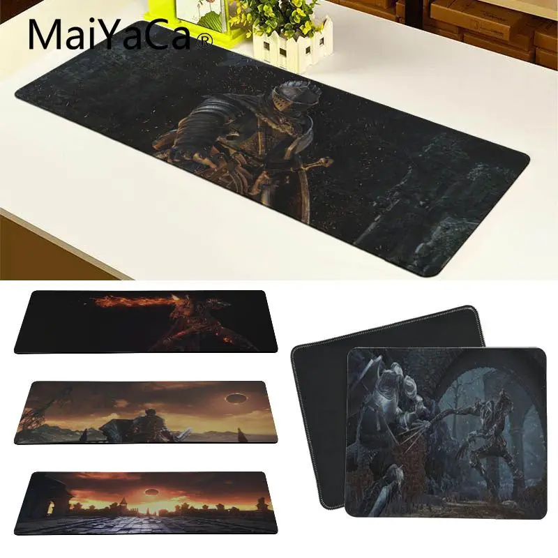 

MaiYaCa Your Own Mats Dark Souls Comfort Mouse Mat Gaming Mousepad Large Thicken Comfy Waterproof Gaming Rubber Mouse Pad