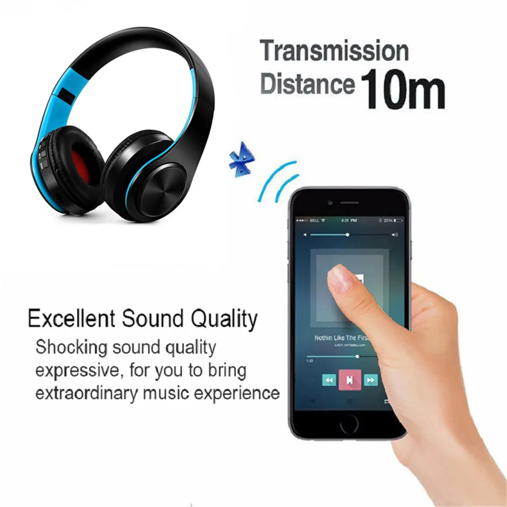 Складная Беспроводной наушники Bluetooth гарнитура наушники-вкладыши Наушники с