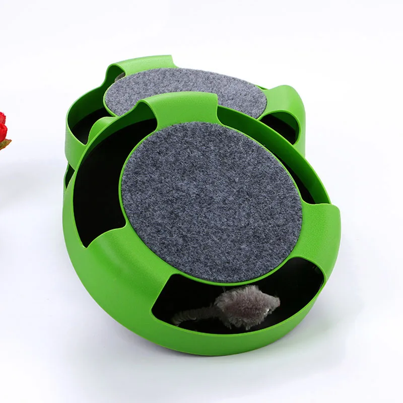 &quotЛучший&quot Кот котенок развлечения диск игровая доска игрушка ловить мышь