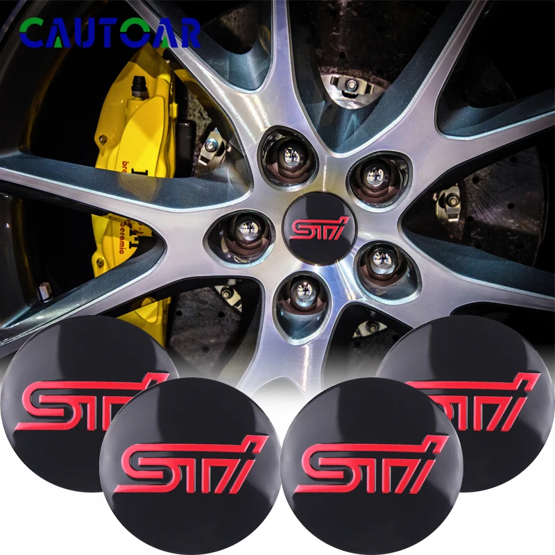 Стильные наклейки для автомобилей SUBARU LEGACY Forester Outback Impreza STI 4 шт./упаковка 56 мм |
