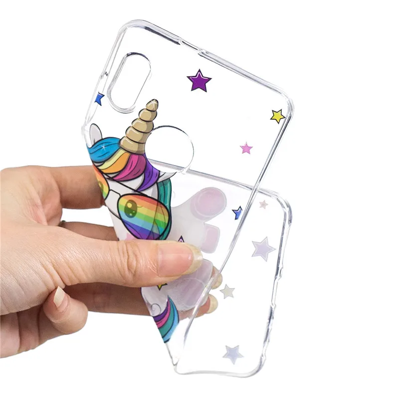 

Wekays For Xiaomi RedMi Note 6 Cartoon Unicorn Silicon Fundas Case For XiaoMi RedMi Note 4 4X 5A Y1 Cover Cases RedMi Note 5 Pro