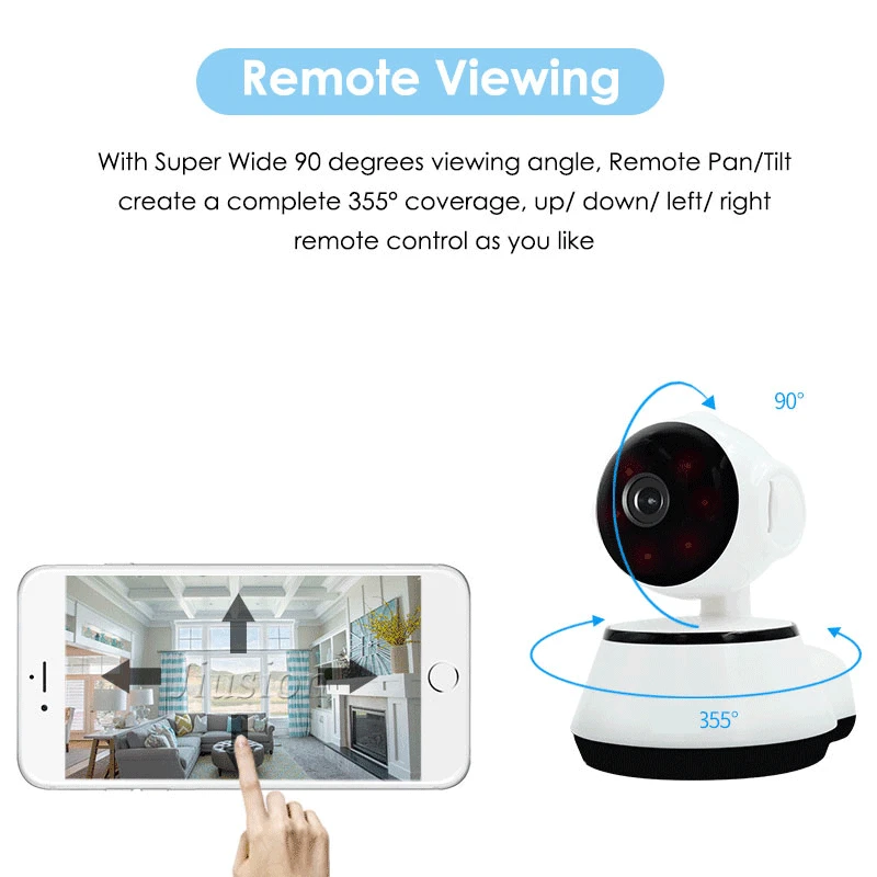 IP камера видеонаблюдения 720P Wi Fi ночное видение|Компактные видеокамеры| |