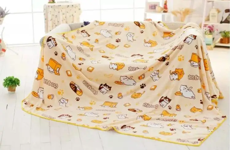 IVYYE Neko Atsume Кот Аниме Плюшевые Вещи Аксессуары плюшевая кукла мягкая пушистая теплая мягкая игрушечное одеяло кровать пледы одеяло s Новинка