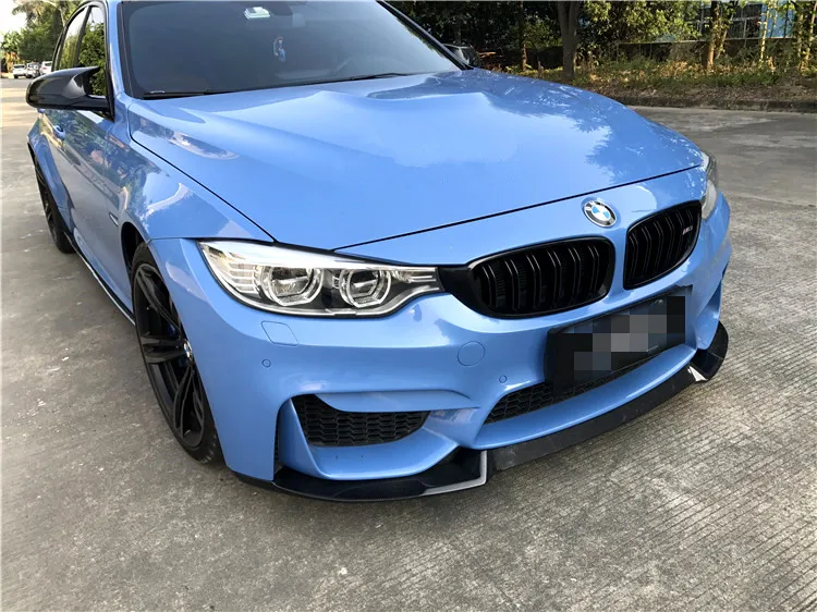 Для Bmw F80 F82 F83 M3 M4 // конкурс CS Стиль углеродное волокно передний бампер