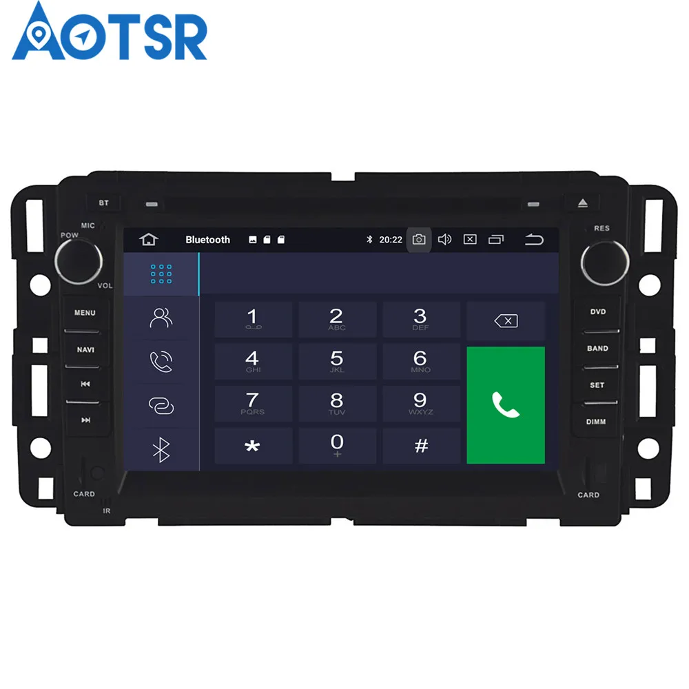 Android 9 0 8 core dvd-плеер для автомобиля GPS навигации GMC Yukon Tahoe 2007-2012 мультимедийная