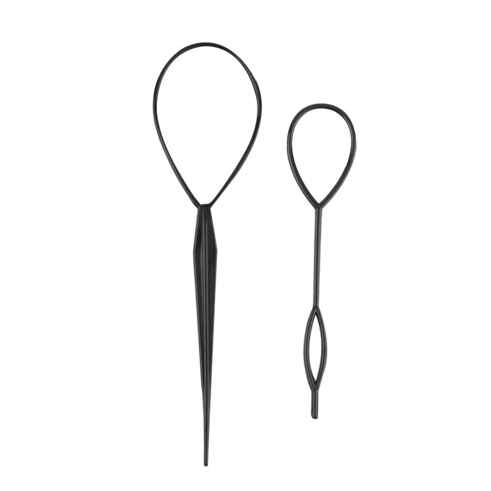 Пластиковые заколки для волос 2 шт. волшебные инструменты укладки повседневный