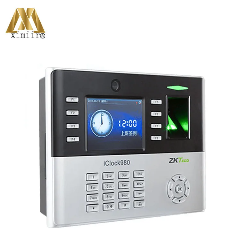 New Arrival iClock980 Biometric Fingerprint Time Attendance System And Access Control With Camera ZK Recorder | Безопасность и