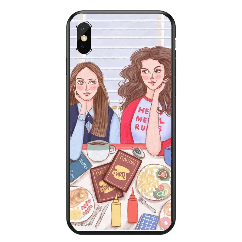 TPU Gilmore Girls A Vida e Curta Falar Rapido Caixa Do Telefone мягкий TPU Tampa Traseira para o iphone 8 7 6 4 Plus 5 X XR XS MAX - Цвет: TPU