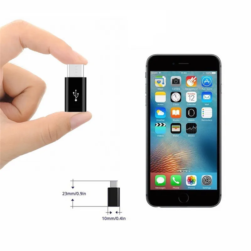 Переходник с Type c папа на Micro USB адаптер типа C для Xiaomi Mi 9 Oneplus 6t Huawei Mate 20 P30 Pro 2