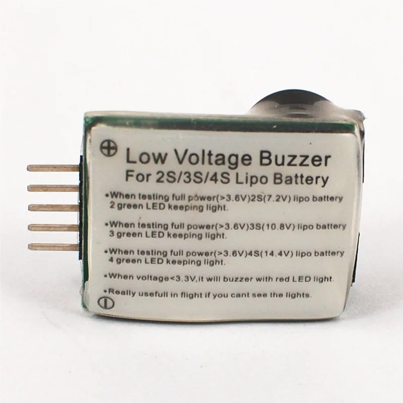 Low Voltage Buzzer Alarm Indicator 2s-4s Lipo Battery | Parts &amp Accs
