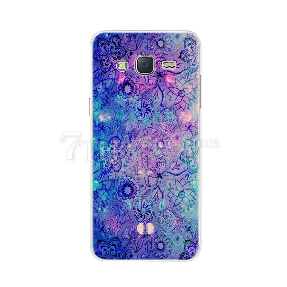 Розовый Чехол для samsung Galaxy J5 J500 J500F J500H милый мультяшный Мягкий силиконовый чехол для телефона для samsung Galaxy J5 Funda чехол - Цвет: Розовый