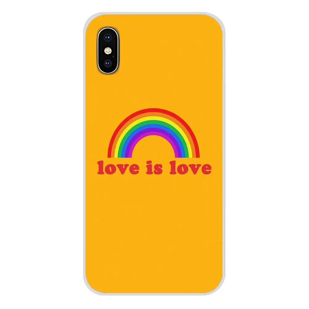 Love is love аксессуары ЛГБТ чехлы для телефонов Чехлы Huawei P Smart Mate Honor 7A 7C 8C 8X 9 P10 P20 Lite Pro