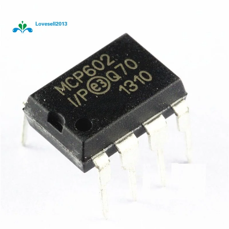 10 шт. MCP602 MCP602-I/P двойной ic opamp SNGL поставка DIP-8 новый | Электроника