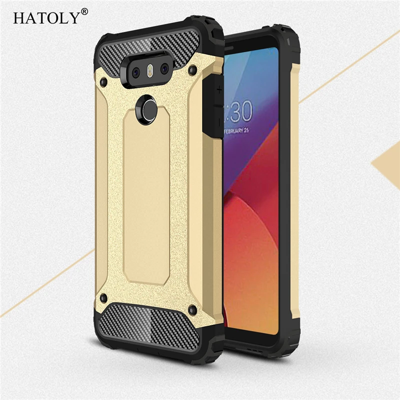 Чехол HATOLY для LG G6 сверхпрочный чехол тонкая Прочная резиновая прочная крышка