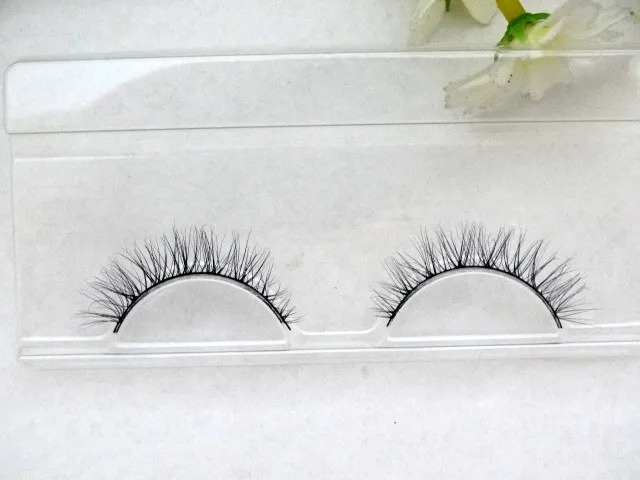 3D Stereo short false eyelashes mink Lashes Hand Made Natural become warped extension Naked makeup fake | Красота и здоровье