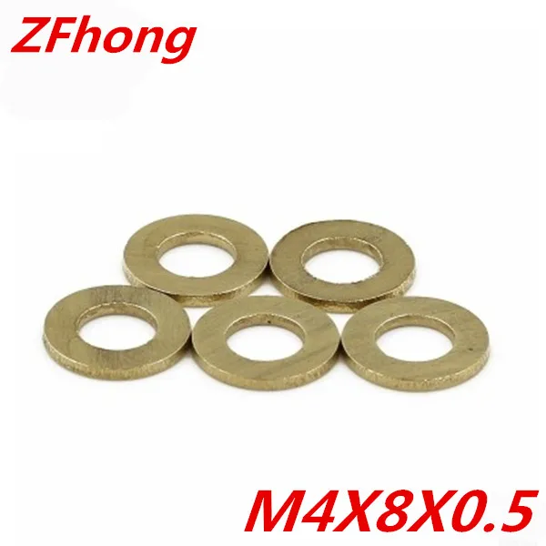 

1000PCS M4*8*0.5 M4 Brass Flat Washer Gasket