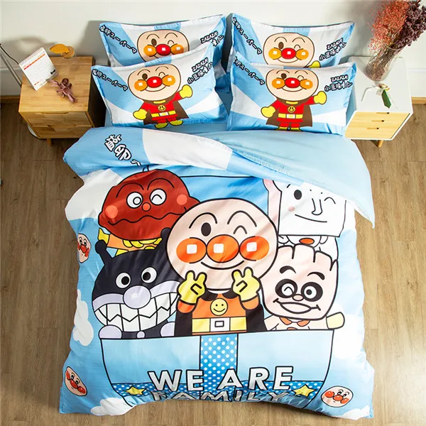 style 3 Японский аниме Lucky Cat Мой сосед Тоторо Kawaii Комплект постельного белья Твин Королева Король пододеяльник простыни для детей мальчиков и девочек - Цвет: style 3