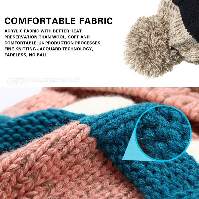 Беспроводная Шапка-бини FDBRO с Bluetooth вязаная шапка наушниками стереогарнитура