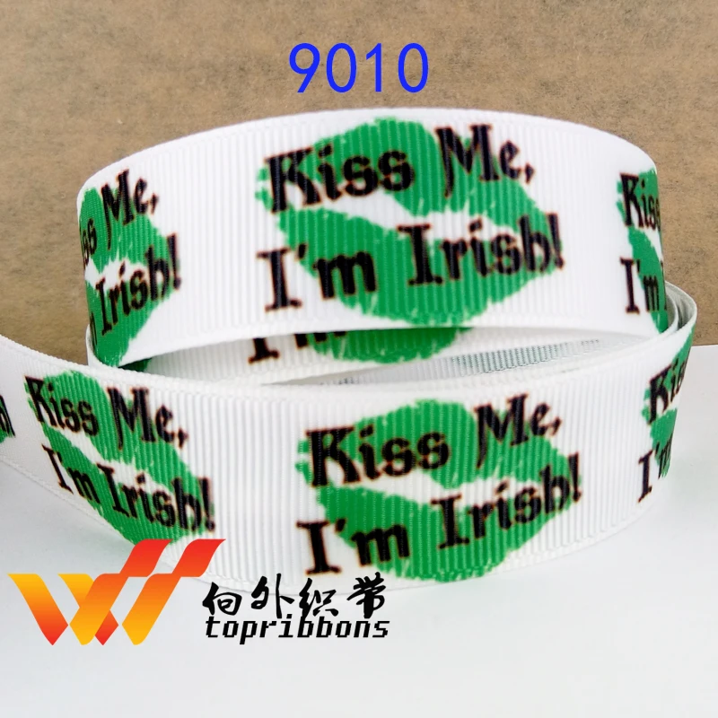 Бесплатная доставка 50 ярдов на размер полосатая лента с принтом 9010|printed ribbon|ribbon free