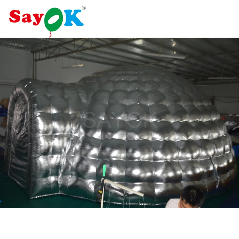 7 м Большая Надувная купольная палатка надувная igloo для мероприятия акция | Дом и