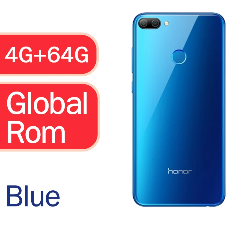 4g 64g Blue Honor 9i мобильный телефон 5,8" FHD Kirin 659 Android 8,0 Восьмиядерный двойная камера 3000 мАч 4 Гб 64 Гб глобальная прошивка OTA - Цвет: 4g 64g Blue