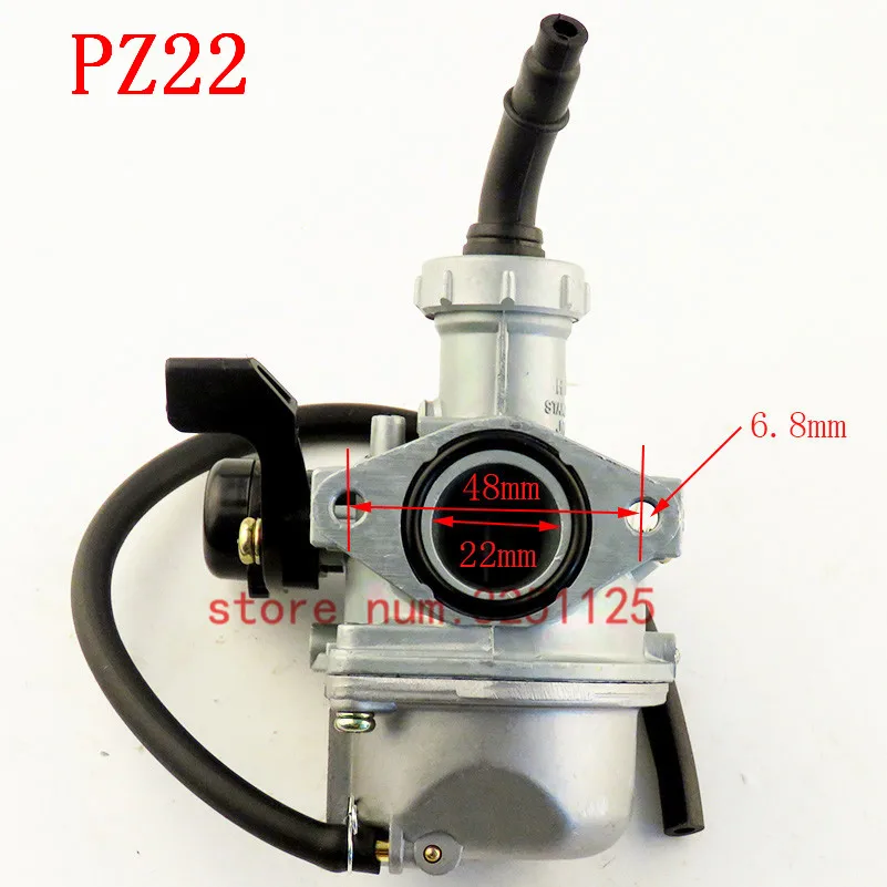 Мотоциклетный карбюратор 50cc 70cc 90cc 110cc 125cc BAJA ATV Quad Go kart SUNL TAOTAO 50CC PZ20 КАРБЮРАТОР