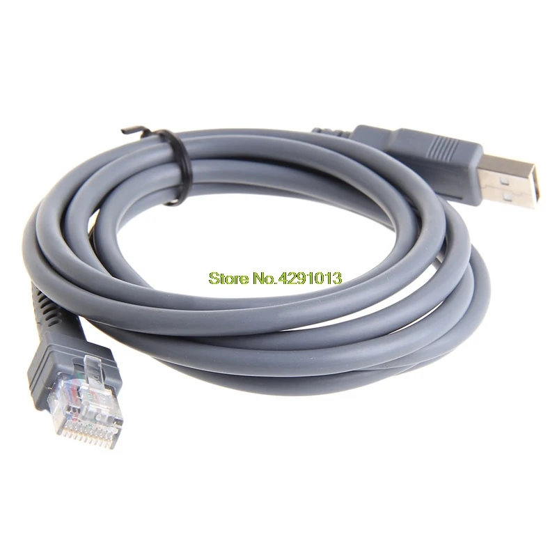 2 м сканер штрих кода USB кабель LS1203 LS2208 LS4208 LS3008 CBA U01 S07ZAR Прямая