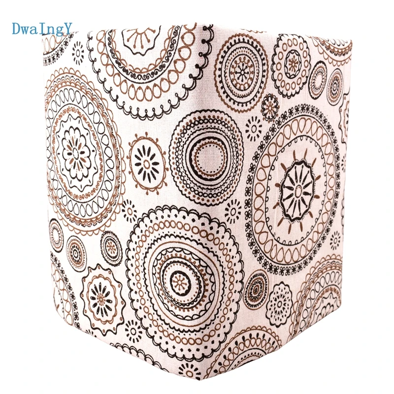 

DwaIngY circles series Cotton Linen Fabric For Sewing/DIY/Quilting/Sofa/Curtain Bag Cushion Furniture Cover Material Half Meter