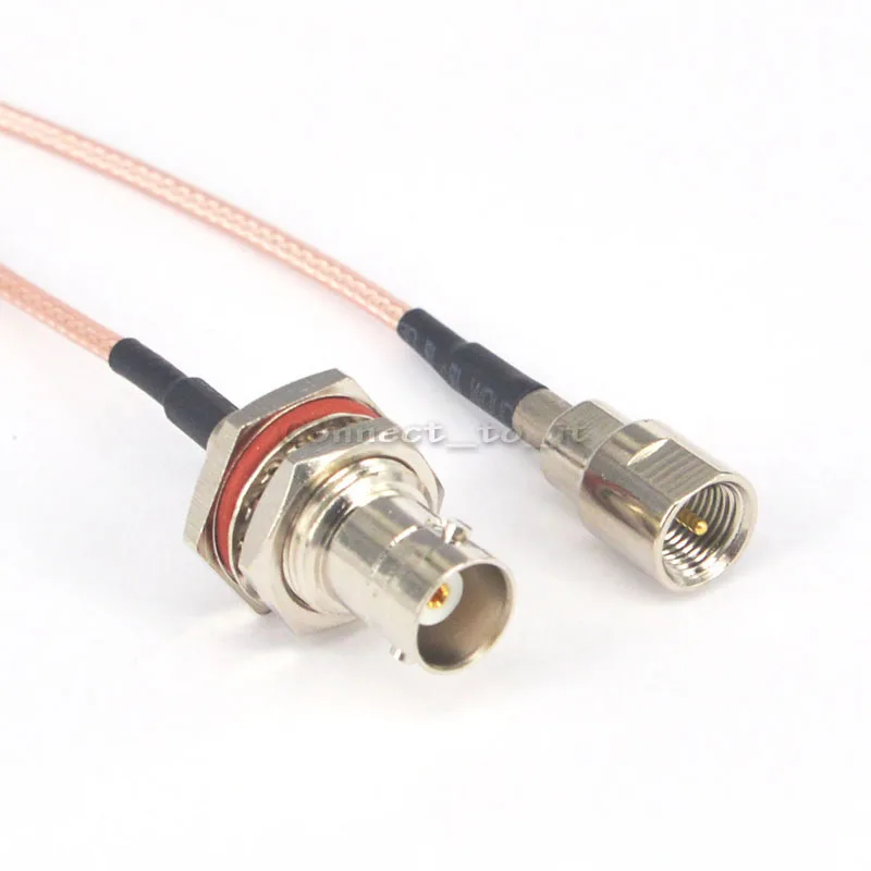 Кабель удлинитель BNC Мама папа 15 см RG316|connector strap|connector femalecable game |