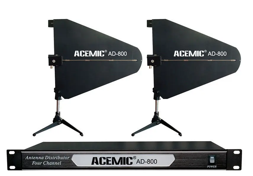 ACEMIC AD-800 UHF 600-900 МГц антенна распределитель усилитель Беспроводная микрофонная
