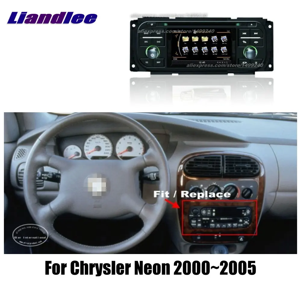 Liandlee 2din для Chrysler Neon 2000 ~ 2005 автомобильное Android радио GPS карты навигационный плеер BT
