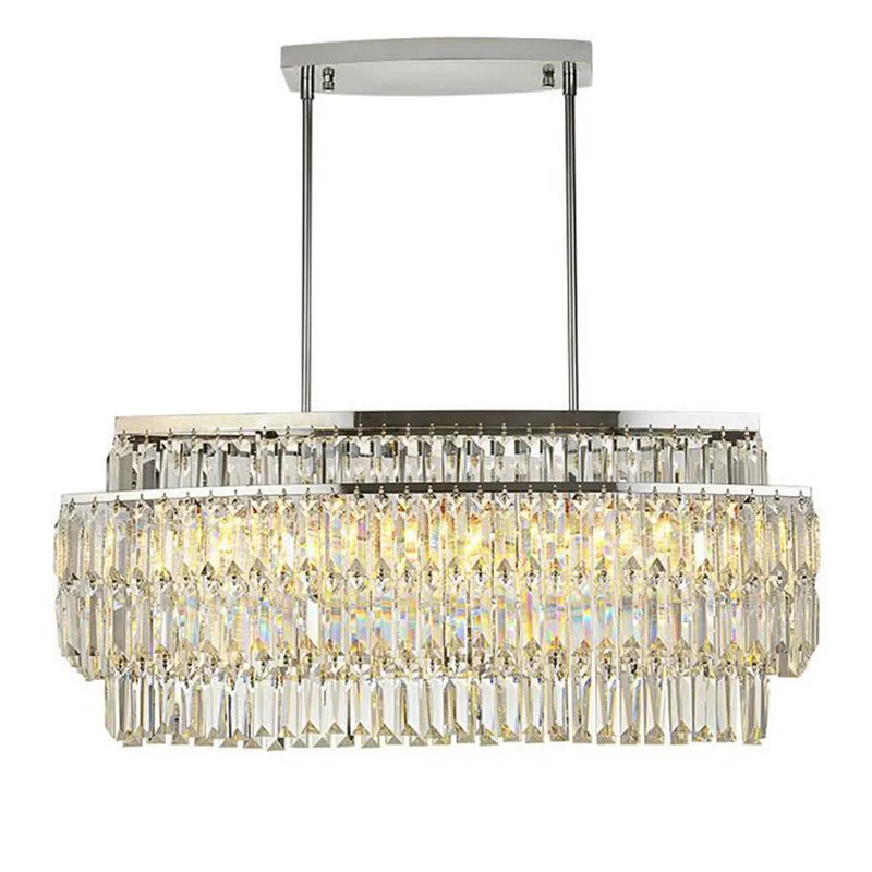 

Led Italian luxury crystal Pendant Lights model room after the modern simple Nordic bedroom restaurant crystal lamp