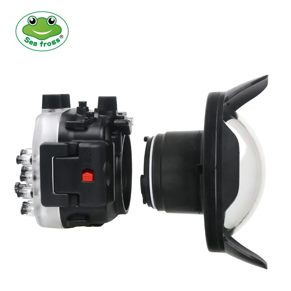 SeaFrogs WA 006 провода угол купол порт для Canon EOS 80D sony A7 III A7R камера водонепроницаемый