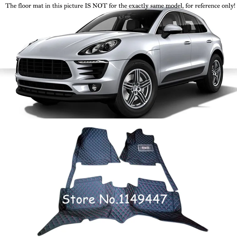 Для Porsche MACAN 2014 2015 2016 2017 автомобильный Стайлинг на заказ автомобильные коврики